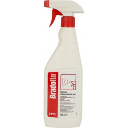Felület fertőtlenítőszer, alkoholos, 0,5 l, BRADOLIN
