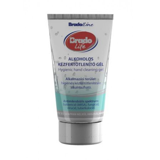Kézfertőtlenítő gél, tubusos, 50 ml, BRADOLIFE Kézfertőtlenítő gél, tubusos, 50 ml, BRADOLIFE