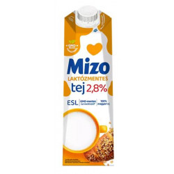 Tartós tej, dobozos, laktózmentes, 2,8%, 1 l, MIZO