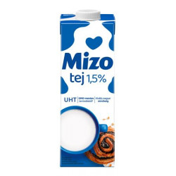 Tartós tej, visszazárható dobozban, 1,5%, 1 l, MIZO Tartós tej, visszazárható dobozban, 1,5%, 1 l, MIZO