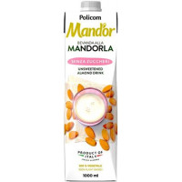 Növényi ital, cukormentes, dobozos, 1 l, MAND`OR "Prémium", mandula Növényi ital, cukormentes, dobozos, 1 l, MAND`OR "Prémium", mandula