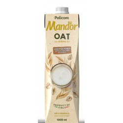 Növényi ital, cukormentes, dobozos, 1 l, MAND`OR "Prémium", zab Növényi ital, cukormentes, dobozos, 1 l, MAND`OR "Prémium", zab