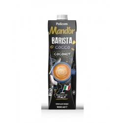 Növényi ital, dobozos, 1 l, MAND`OR "Prémium Barista", kókusz Növényi ital, dobozos, 1 l, MAND`OR "Prémium Barista", kókusz