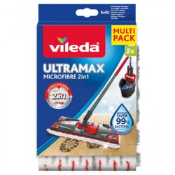 Lapos felmosó utántöltő, 2in1, VILEDA "Ultramax", fehér-piros Lapos felmosó utántöltő, 2in1, VILEDA "Ultramax", fehér-piros