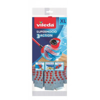 Gyorsfelmosó fej, mikroszálas, VILEDA "Supermocio  3Action", kék Gyorsfelmosó fej, mikroszálas, VILEDA "Supermocio  3Action", kék