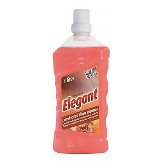 Padlótisztító, PVC, laminált padlóhoz, 1 l, WELL DONE "Elegant"