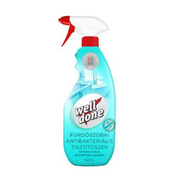 Fürdőszobai tisztítószer, fertőtlenítő, 750 ml, szórófejes, WELL DONE Fürdőszobai tisztítószer, fertőtlenítő, 750 ml, szórófejes, WELL DONE