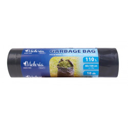 Szemeteszsák, 110 l, 10 db, VICTORIA FACILITY