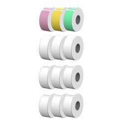 Címke, 12 tekercs (3 színes 9 fehér), M50 nyomtatóhoz, KODAK Címke, 12 tekercs (3 színes 9 fehér), M50 nyomtatóhoz, KODAK
