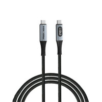 USB kábel, USB-C - USB-C, 1,2 m, 240W, teljesítménykijelzővel, VERBATIM USB kábel, USB-C - USB-C, 1,2 m, 240W, teljesítménykijelzővel, VERBATIM