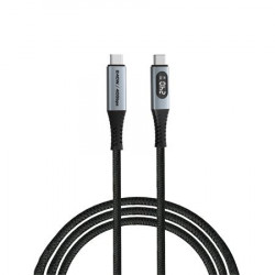 USB kábel, USB-C - USB-C, 1,2 m, 240W, teljesítménykijelzővel, VERBATIM
