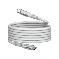 USB kábel, USB-C - USB-C, 1,2 m, 100W, mágneses, VERBATIM, szürke