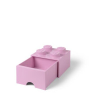 Tárolódoboz, fiókos, LEGO "Brick", rózsaszín Tárolódoboz, fiókos, LEGO "Brick", rózsaszín