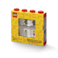 Gyűjtődoboz, minifiguráknak, 8 rekesz, LEGO, piros Gyűjtődoboz, minifiguráknak, 8 rekesz, LEGO, piros