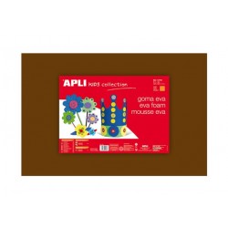 Moosgumi, 400x600 mm, APLI "Eva Sheets", barna Moosgumi, 400x600 mm, APLI "Eva Sheets", barna