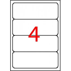 Etikett, univerzális, 190x61 mm, APLI, 40 etikett/csomag