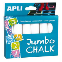 Aszfaltkréta, kerek, jumbo, APLI, fehér Aszfaltkréta, kerek, jumbo, APLI, fehér