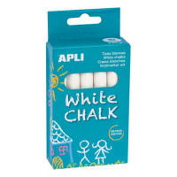 Táblakréta, kerek, 10 darabos, APLI, fehér Táblakréta, kerek, 10 darabos, APLI, fehér