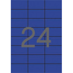 Etikett, 70x37 mm, színes, APLI, kék, 480 etikett/csomag