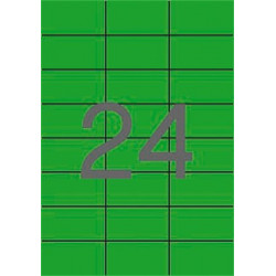 Etikett, 70x37 mm, színes, APLI, zöld, 480 etikett/csomag