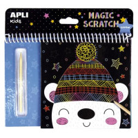 Varázsfüzet, APLI "Magic Scratch Winter", téli mintákkal