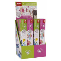 Színező tekercs display, öntapadó, APLI Színező tekercs display, öntapadó, APLI