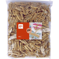 Csipesz, fa, 48x6 mm, APLI "Creative", natúr Csipesz, fa, 48x6 mm, APLI "Creative", natúr