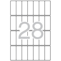 Etikett, 20x50 mm, kerekített sarkú, A5 hordozón, APLI, 420 etikett/csomag Etikett, 20x50 mm, kerekített sarkú, A5 hordozón, APLI, 420 etikett/csomag