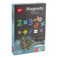 Mágneses készségfejlesztő készlet, 51 db, APLI Kids "Magnets" számok Mágneses készségfejlesztő készlet, 51 db, APLI Kids "Magnets" számok
