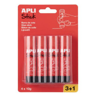 Ragasztóstift, 10 g, 3+1 kiszerelés, APLI Ragasztóstift, 10 g, 3+1 kiszerelés, APLI