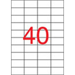 Etikett, univerzális, 52,5x29,7 mm, APLI, 4000 etikett/csomag
