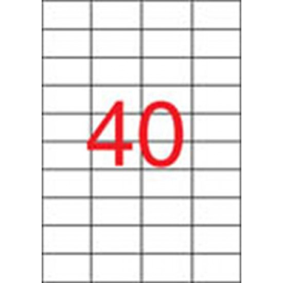 Etikett, univerzális, 52,5x29,7 mm, APLI, 4000 etikett/csomag