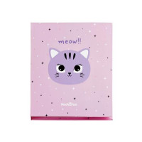 Cicás jegyzetfüzet, öntapadós kiegészítőkkel, APLI Back2Fun, rózsaszín Cicás jegyzetfüzet, öntapadós kiegészítőkkel, APLI Back2Fun, rózsaszín