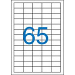 Etikett, univerzális, 38x21,2 mm, VICTORIA, 6500 etikett/csomag