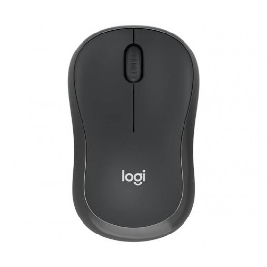 Egér, vezeték nélküli, optikai, csendes, BT, LOGITECH, "M240", grafitszürke