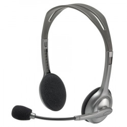 Fejhallgató, mikrofonnal, LOGITECH "H110", szürke Fejhallgató, mikrofonnal, LOGITECH "H110", szürke