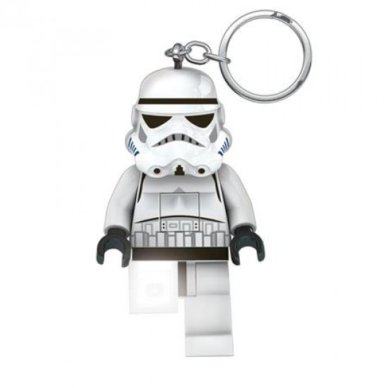 Kulcstartó, LED világítással, LEGO "Star Wars Stormtrooper"