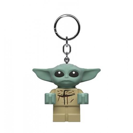 Kulcstartó, LED világítással, LEGO "Star Wars The Mandolarian - Grogu"
