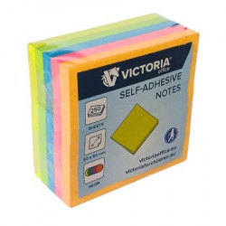 Öntapadó jegyzettömb, 50x50 mm, 250 lap, VICTORIA OFFICE, neon Öntapadó jegyzettömb, 50x50 mm, 250 lap, VICTORIA OFFICE, neon