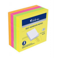 Öntapadó jegyzettömb, 75x75 mm, 400 lap, VICTORIA, neon Öntapadó jegyzettömb, 75x75 mm, 400 lap, VICTORIA, neon