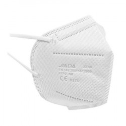 Maszk, FFP2, 5 rétegű, 20 db, fehér Maszk, FFP2, 5 rétegű, 20 db, fehér