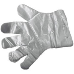 Fóliakesztyű, egyszer használatos Fóliakesztyű, egyszer használatos