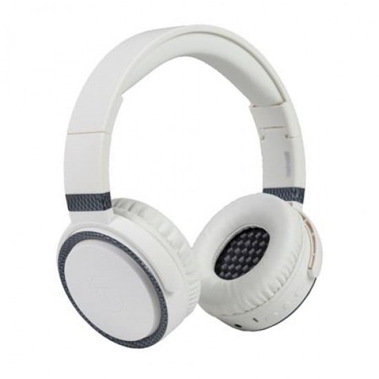 Fejhallgató, vezeték nélküli, Bluetooth, mikrofon, MAXELL "B-52", fehér