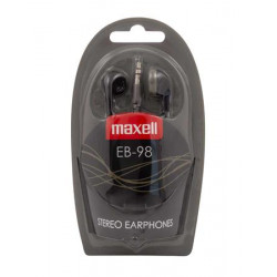 Fülhallgató, MAXELL "Ear Buds 98", fekete Fülhallgató, MAXELL "Ear Buds 98", fekete
