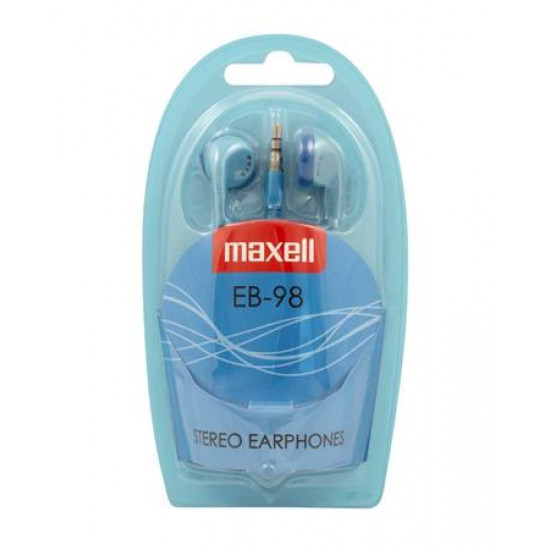 Fülhallgató, MAXELL "Ear Buds 98", kék