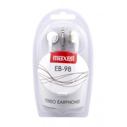 Fülhallgató, MAXELL "Ear Buds 98", fehér