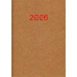 Naptár, tervező, A5, heti, DAYLINER "Animal", Gazelle-okker