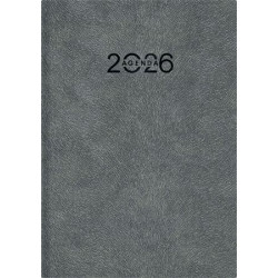 Naptár, tervező, A5, napi, DAYLINER "Animal", Wolf-szürke