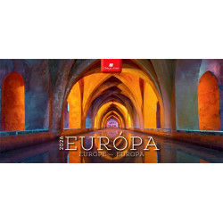 Naptár, asztali, álló, DAYLINER "Európa"