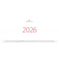 Naptár, asztali, fekvő, DAYLINER, "Oktáv"